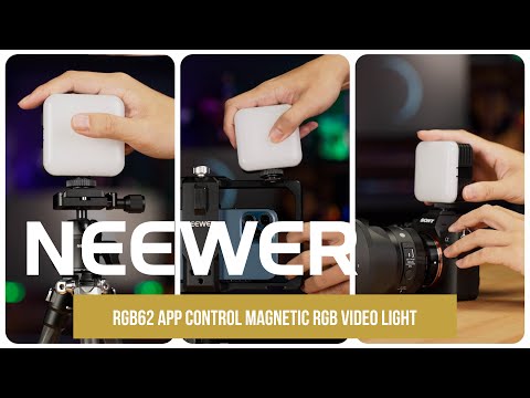 Neewer Mini Led Rgb NEEWER RGB62 Magnetic RGB LED Light | Small Video Light