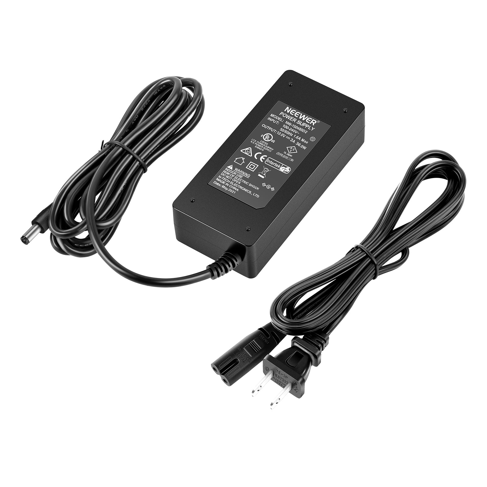 60W AC DC 12V 5A Power Supply Adapter 5.5X2.5mm 60W Charger with 8