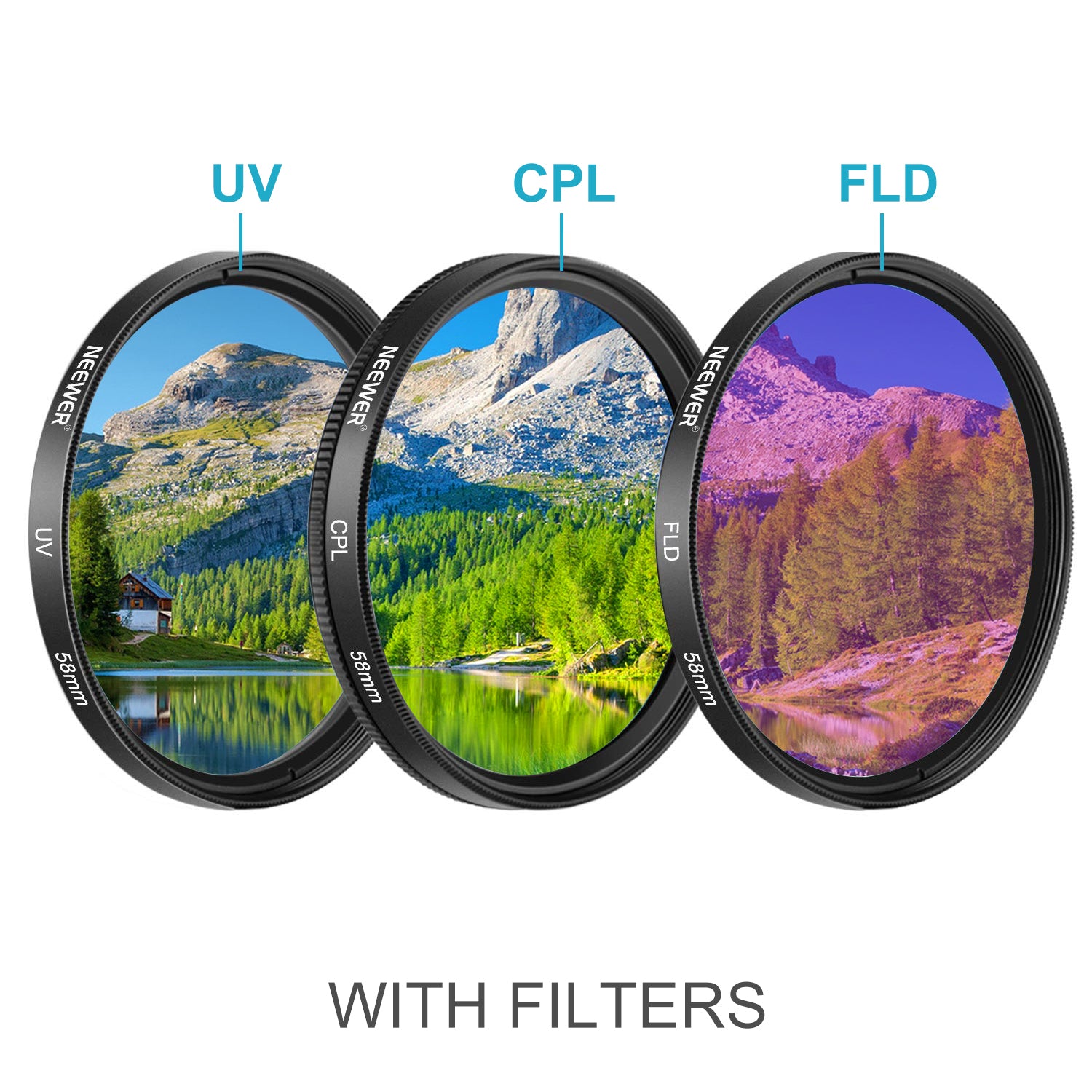 NEEWER Wide Angle Lens and Filter Kit