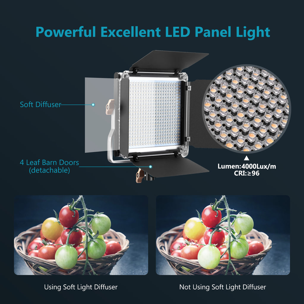 Neewer Advanced 2.4G 480 LED Panel Light
