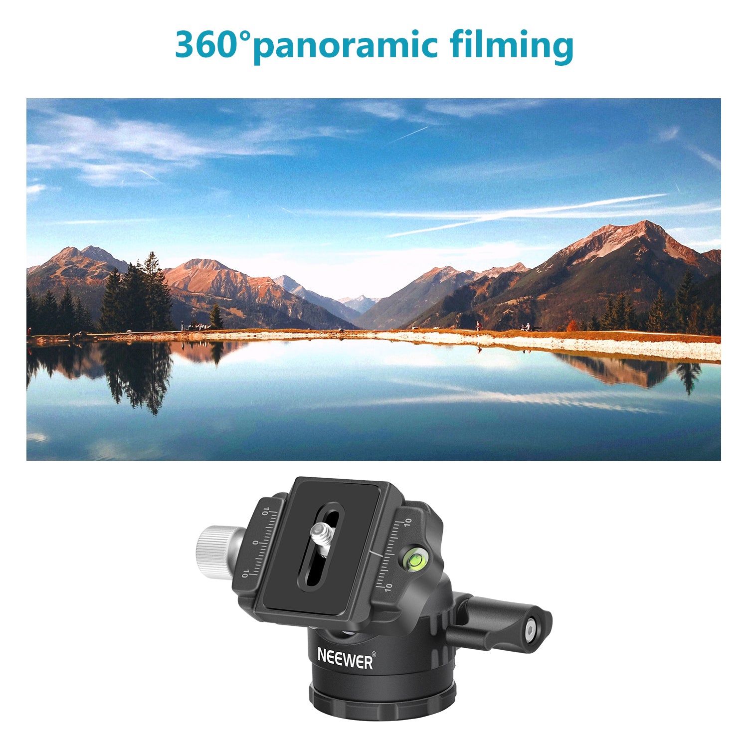 NEEWER LO28 28MM Low Profile Tripod Ball Head NEEWER