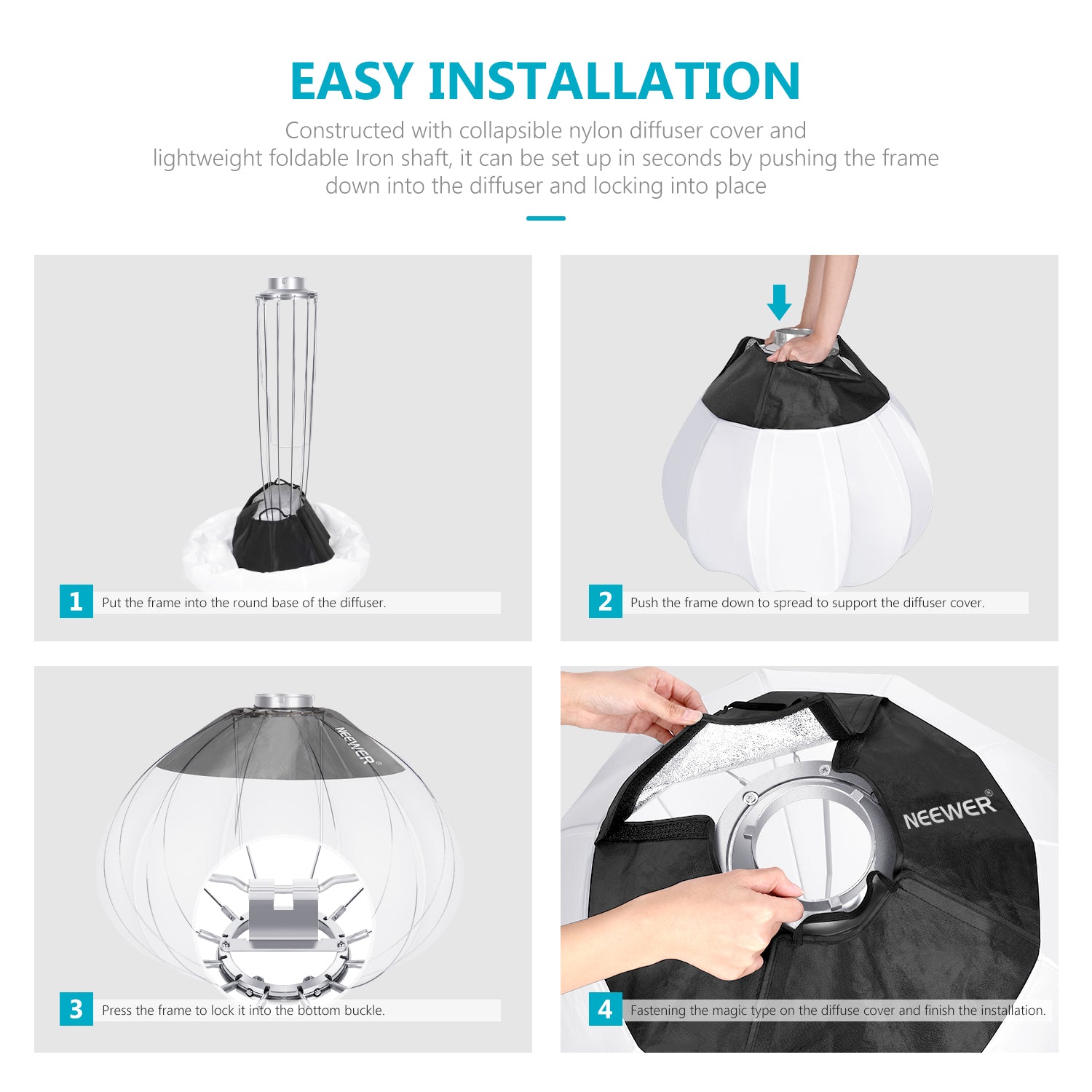 Neewer Globe Lantern Softbox Diffuser