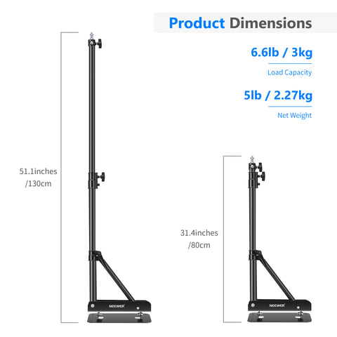 NEEWER 2 Pack Triangle Wall Mounting Boom Arm - NEEWER