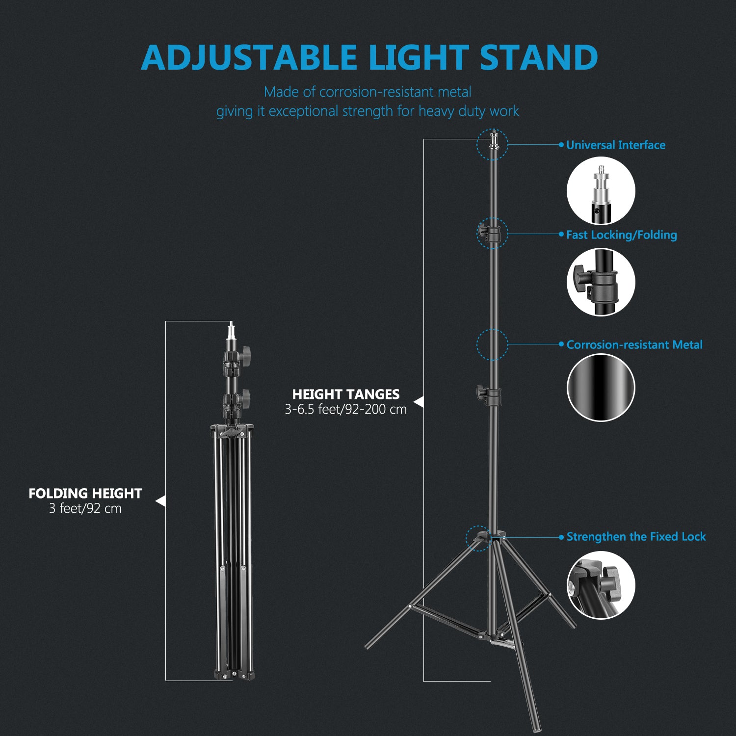 Neewer 2-Pack P600 2.4G LED Light