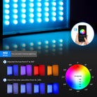 Neewer 2 Packs P280 CRI97+ RGB LED Video Light Battery Kit with APP Control