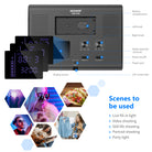 Neewer 2 Packs P280 CRI97+ RGB LED Video Light Battery Kit with APP Control