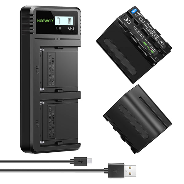 NEPバッテリー Li-D770P & 充電器 SCX-600-F970 セット Amazon | Powerextra NP-F970互換バッテリー 4個セット 8800mAh