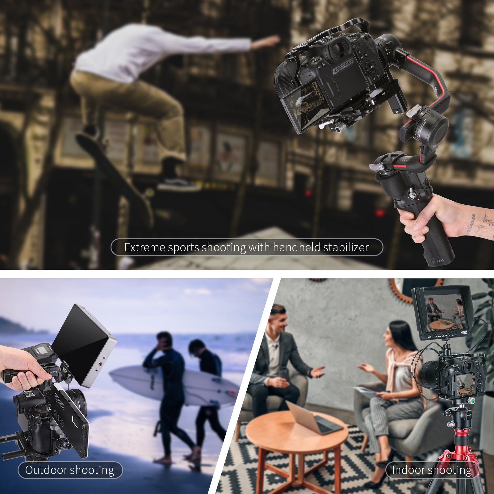 Neewer Camera Cage Compatible with Canon EOS R5 and R6