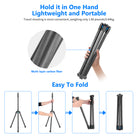 Neewer S251C 78.7 Inches/200CM Foldable and Adjustable & Carbon Fiber Photography Tripod Light Stand with Bag