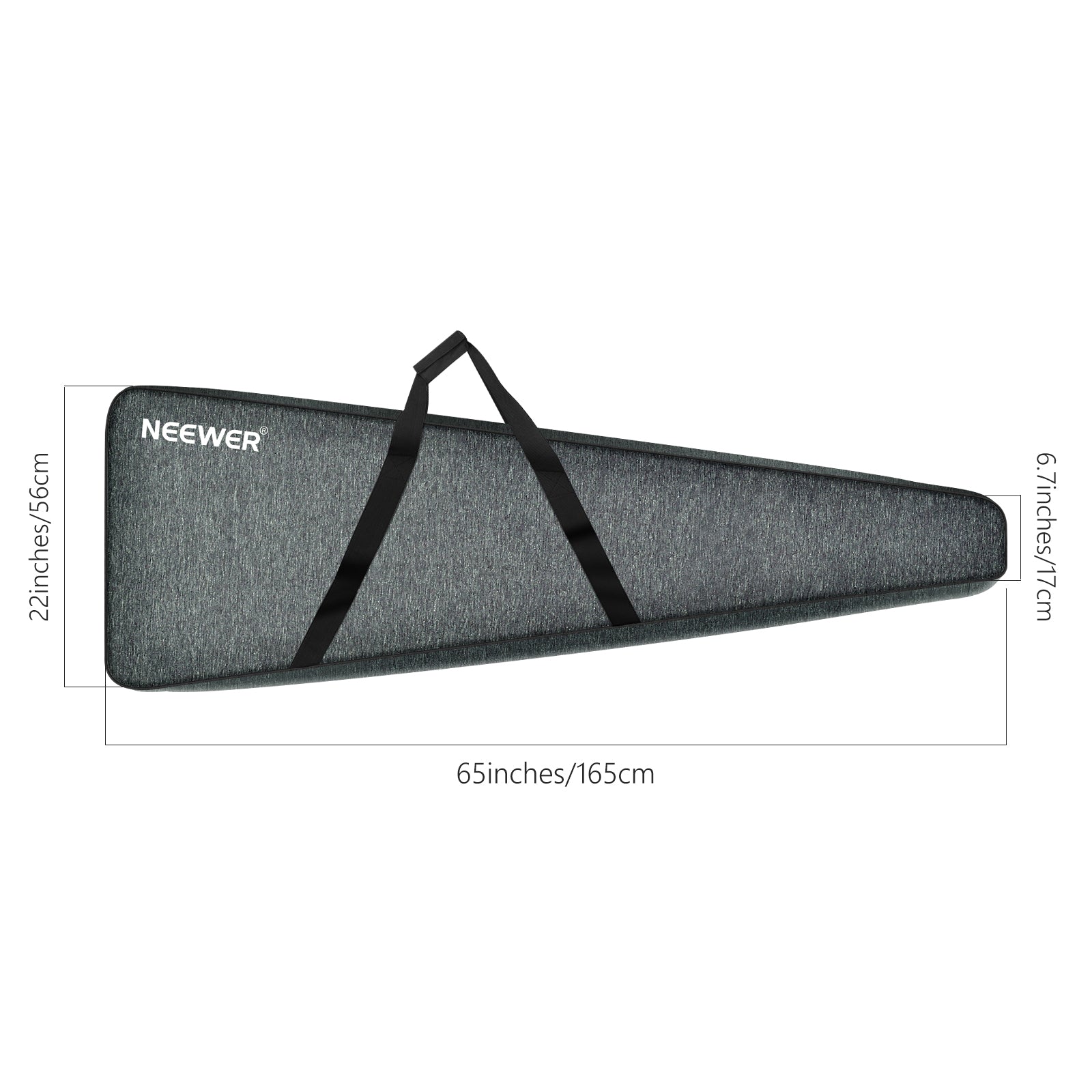 Neewer C-Stand Bag, 65”×22”×3.9”/165×56×10cm Heavy-Duty Carrying Case