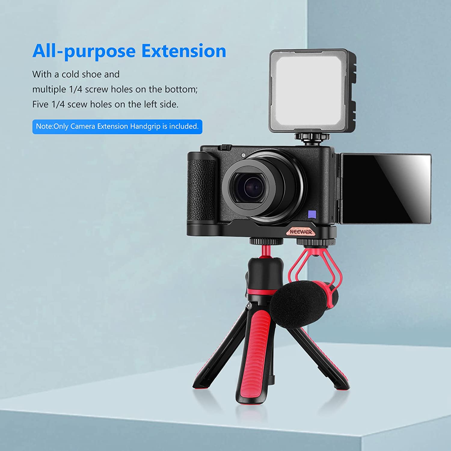 NEEWER VS106 Camera Handle Grip for Sony ZV1 - NEEWER NEEWER VS106 Camera Handle Grip for Sony ZV1 - NEEWER