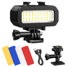 Neewer WP11 Dimmable 6800K CRI98 1000lm Waterproof LED Light with 4 Color Filters