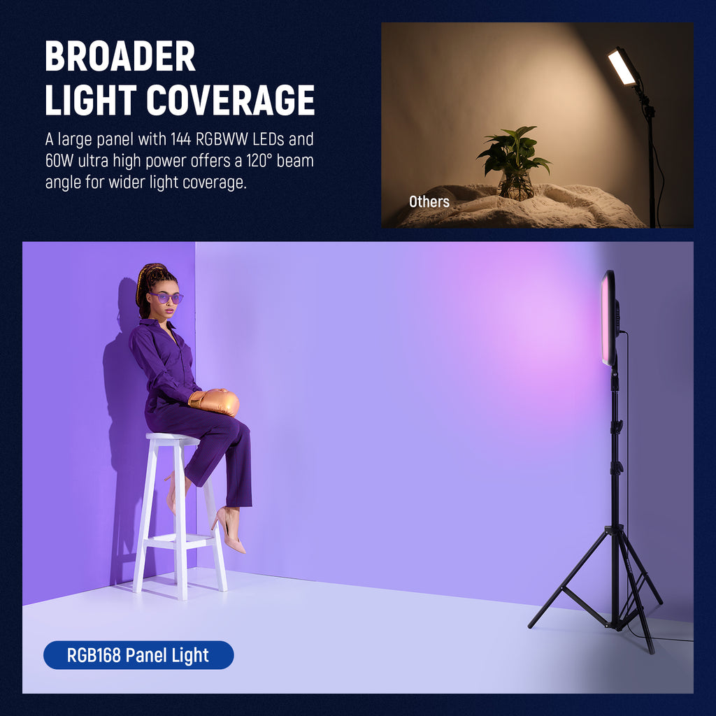 NEEWER RGB168 18.3 Inches LED Panel Video Light - NEEWER – neewer.com