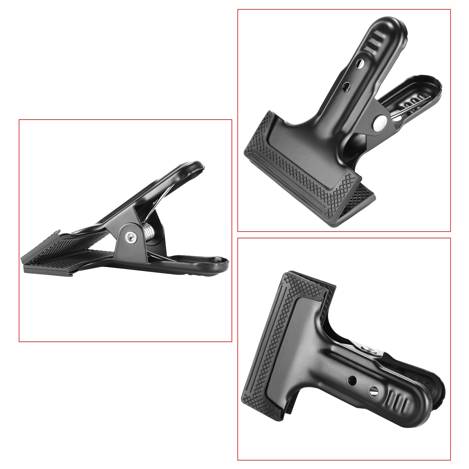 Strong Metal Clip Wide-mouth Spring Clamps for Photo Studio