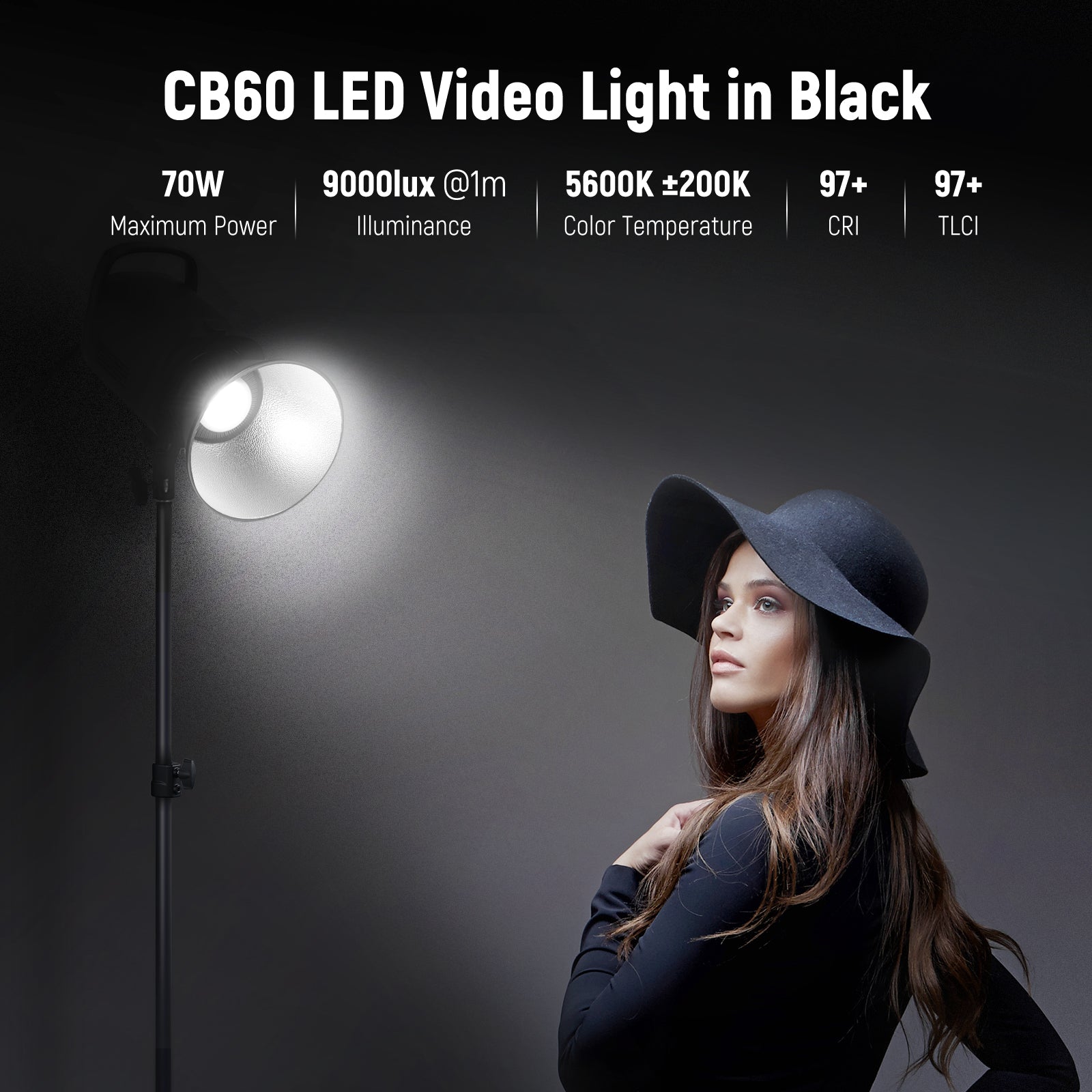 NEEWER Upgraded CB60 70W LED Video Light - NEEWER – neewer.com