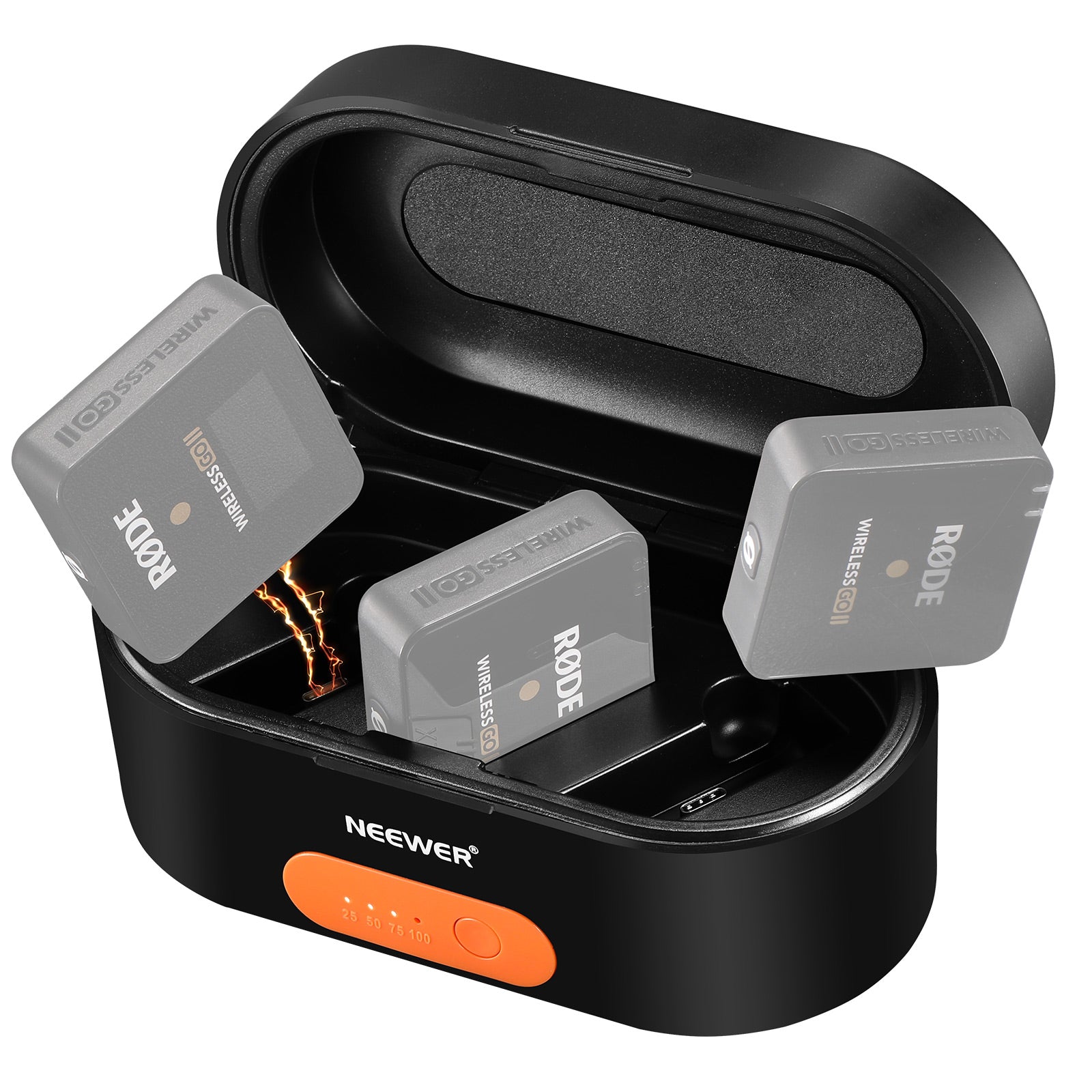 NEEWER 3-Channel PD Fast Wireless Charging Case