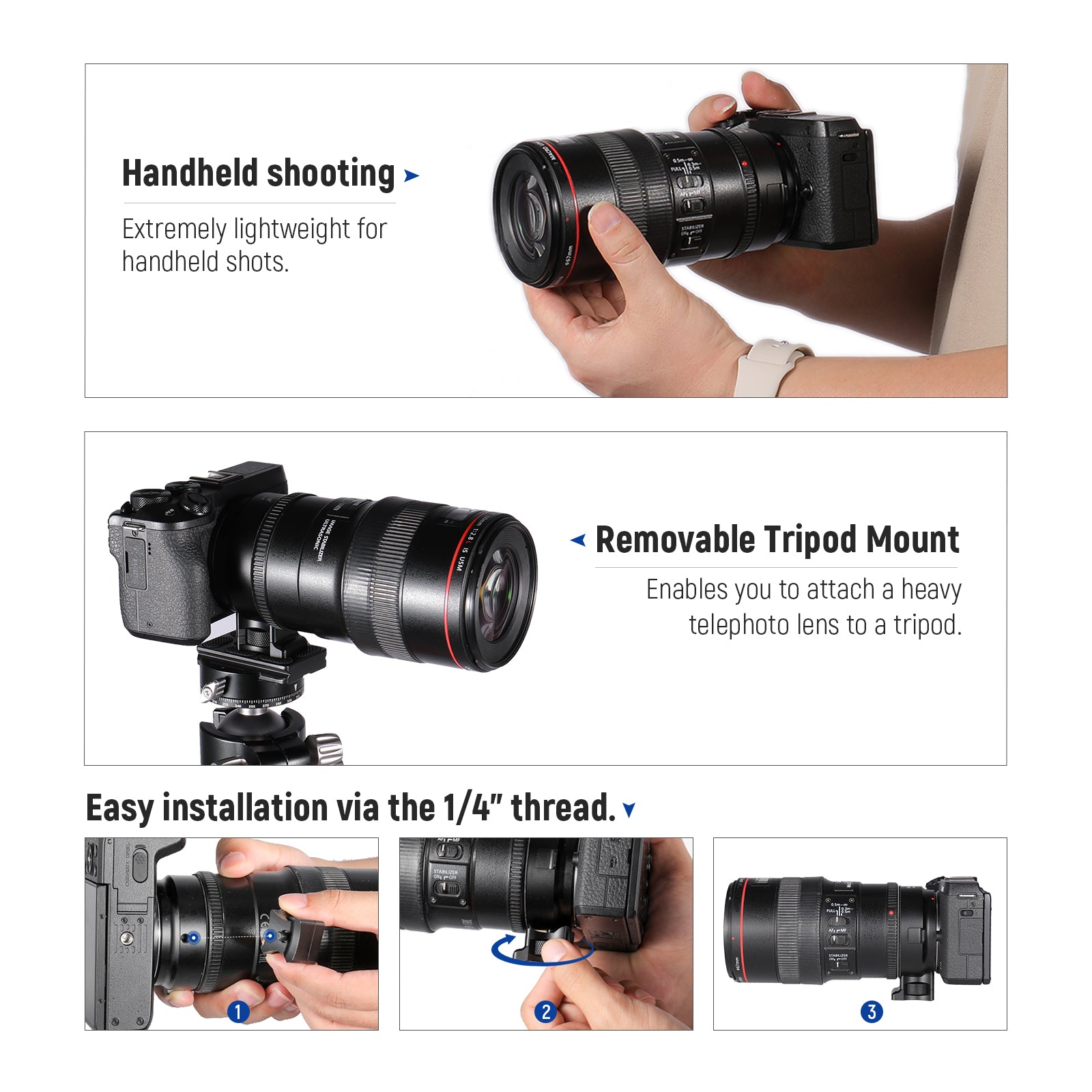 NEEWER EF to EOS M Mount Adapter