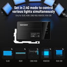 NEEWER SL90 12W 2500~10000K CRI97+ On Camera RGB Panel Video Light Aluminum Alloy Body App & 2.4G Control