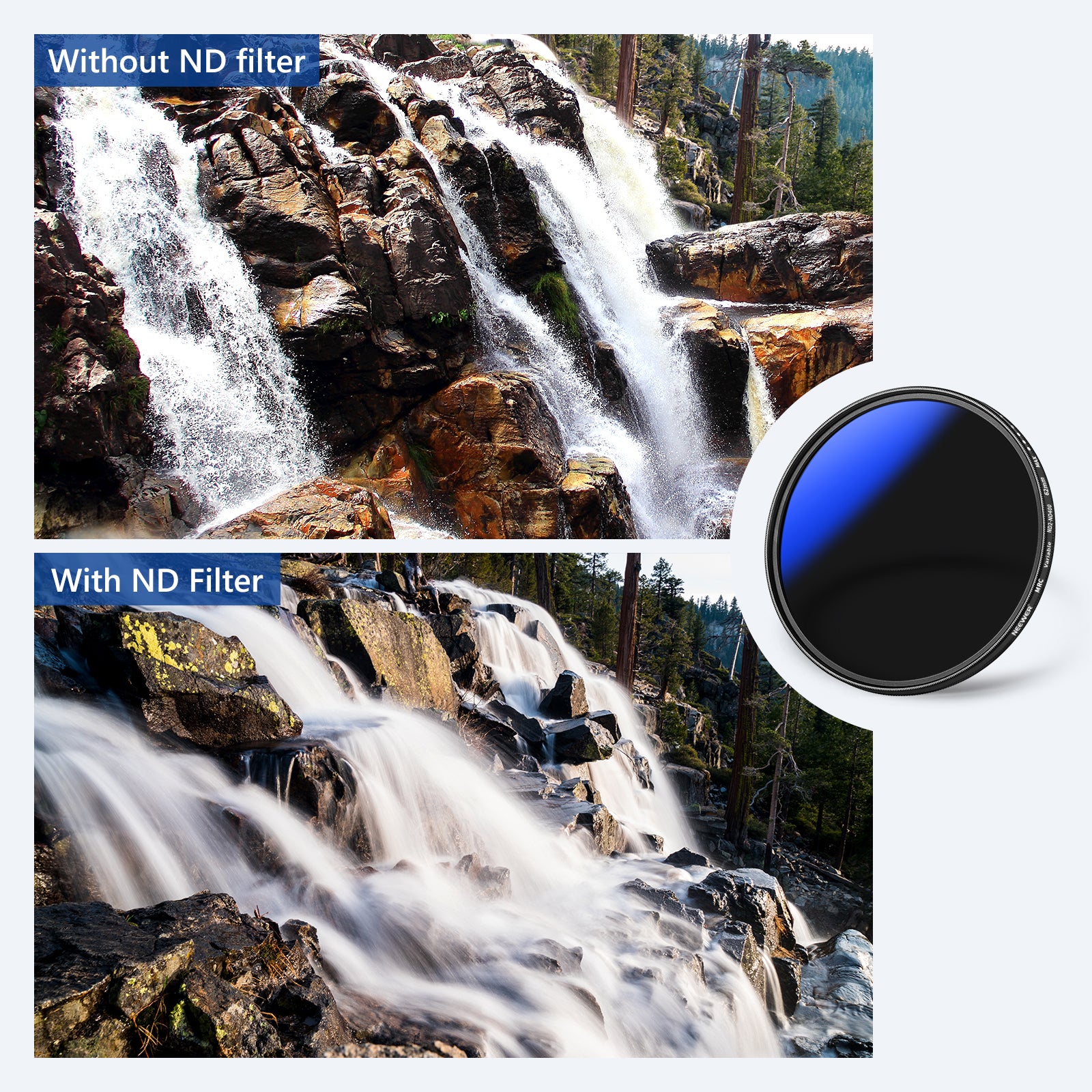 NEEWER MRC Variable ND2-ND400 Lens Filter