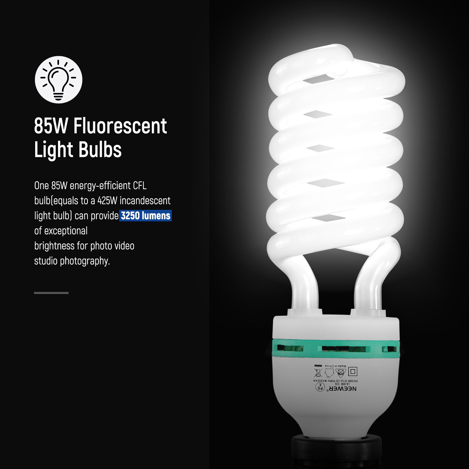 Full spectrum store light bulbs