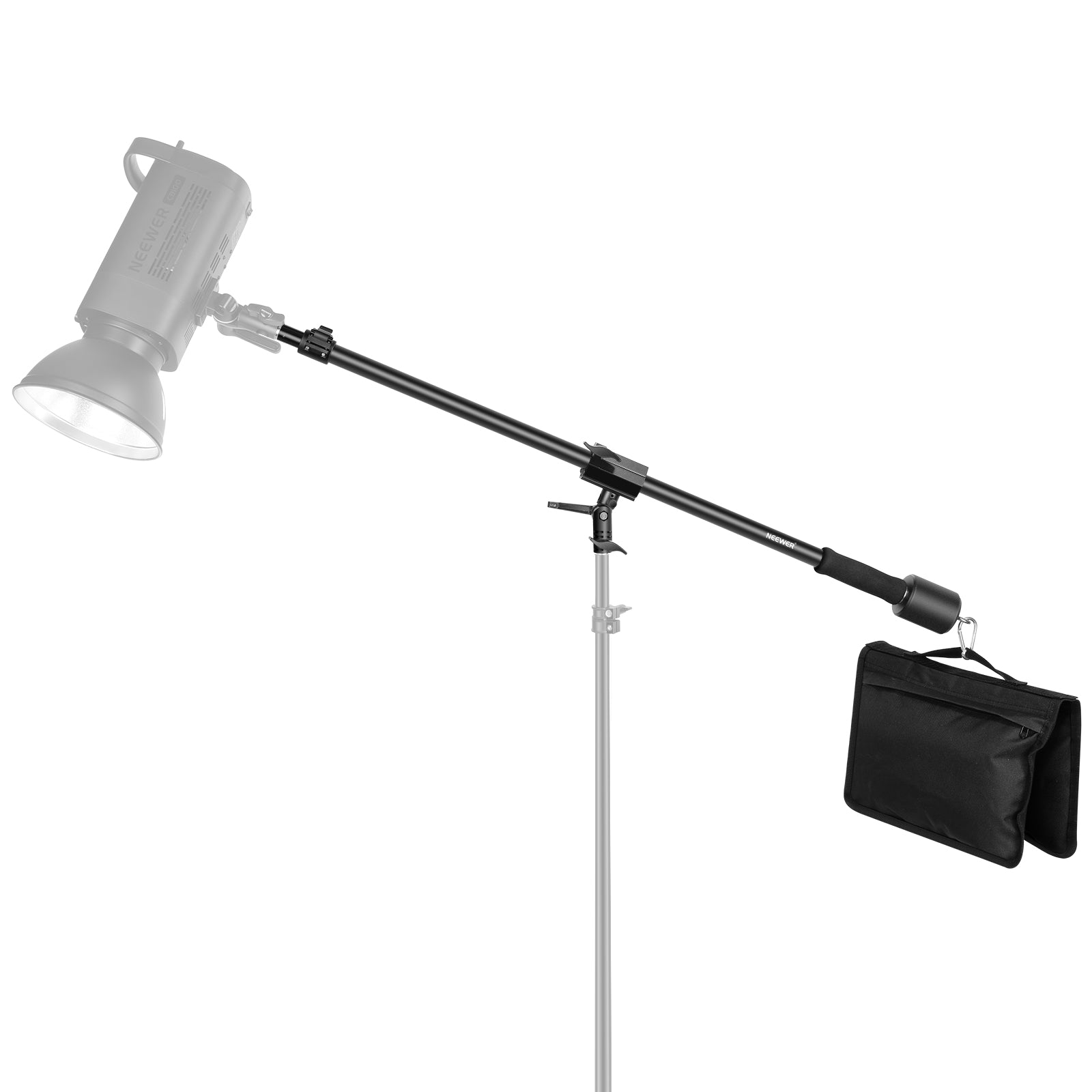 NEEWER 90-160cm Tripod Boom Arm with Sandbag - Main Image