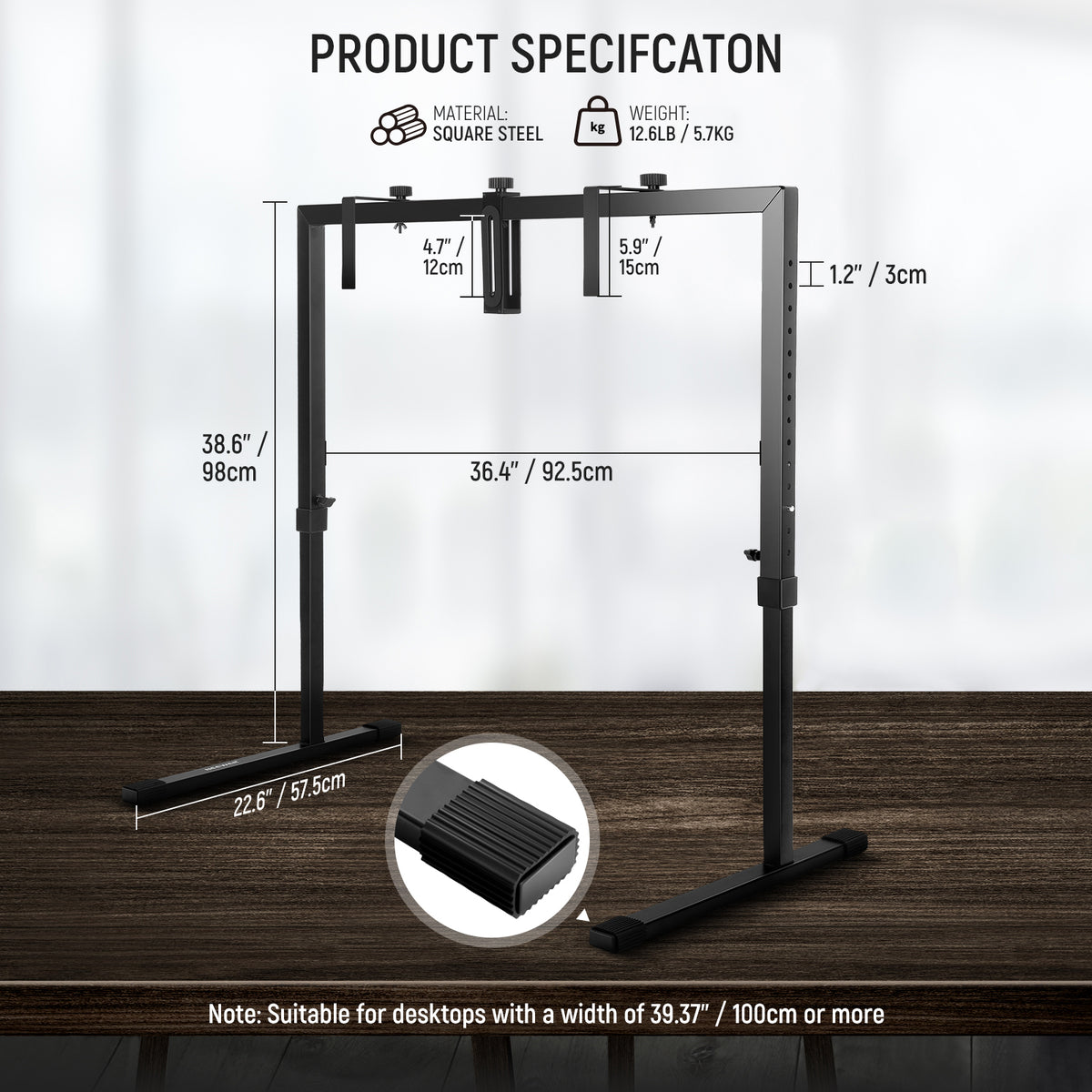NEEWER ST100 Camera Desk Mount | Camera Desk Stand