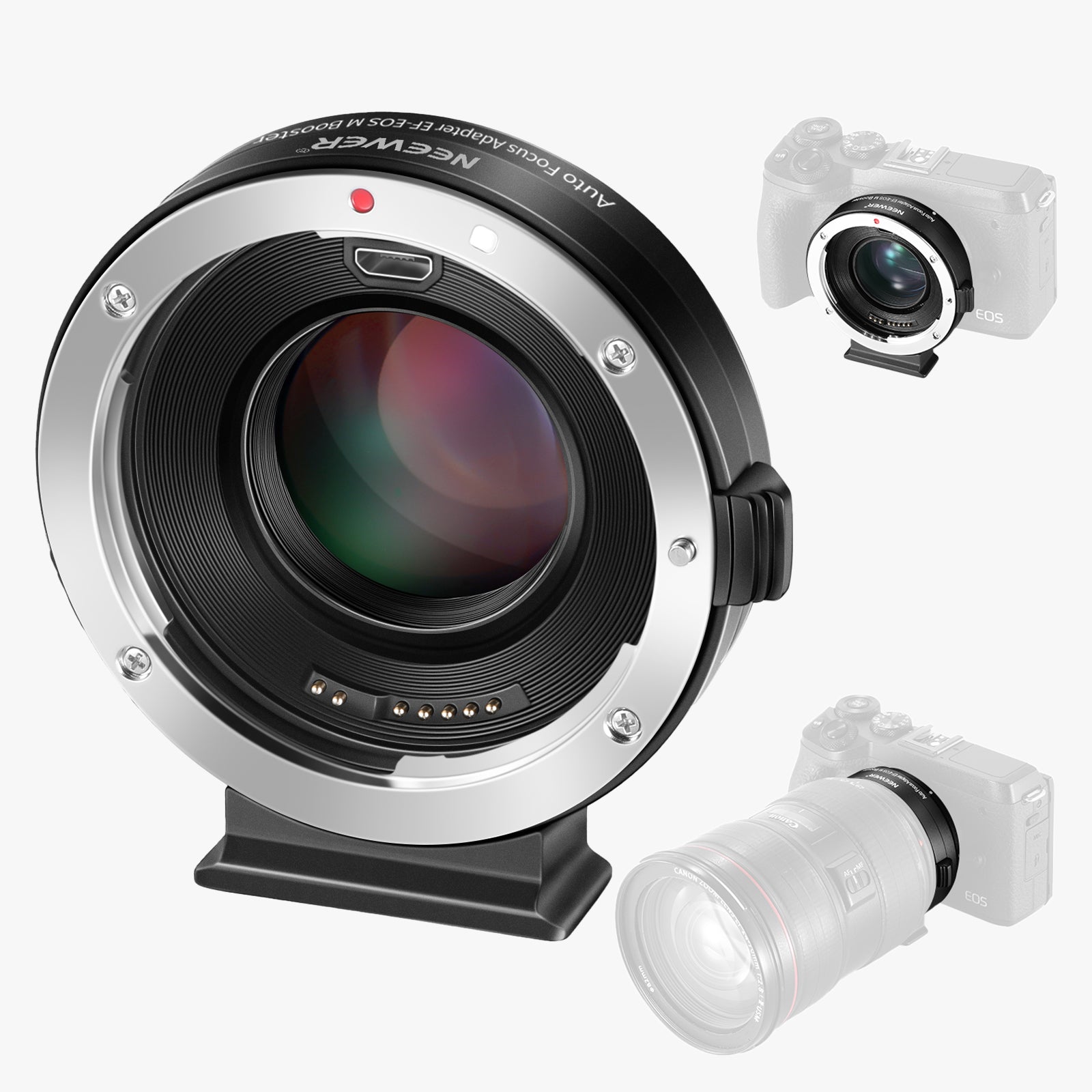 NEEWER EOS EF-M Lens Adapter For Canon EF Lens to EOS M