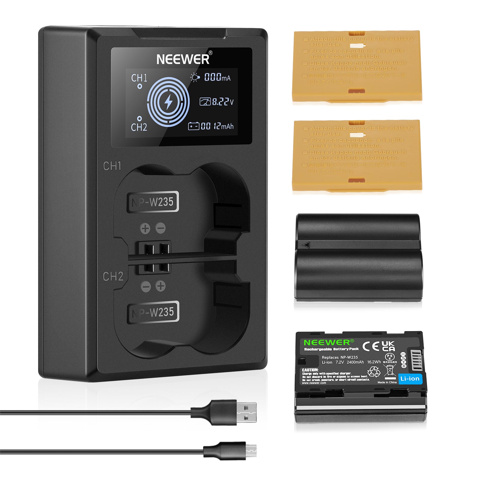 NEEWER NW-E8 Charger for Sony Battery NP-F970 F750 F770 F960 NEEWER NW-E8 Charger for Sony Battery NP-F970 F750 F770 F960