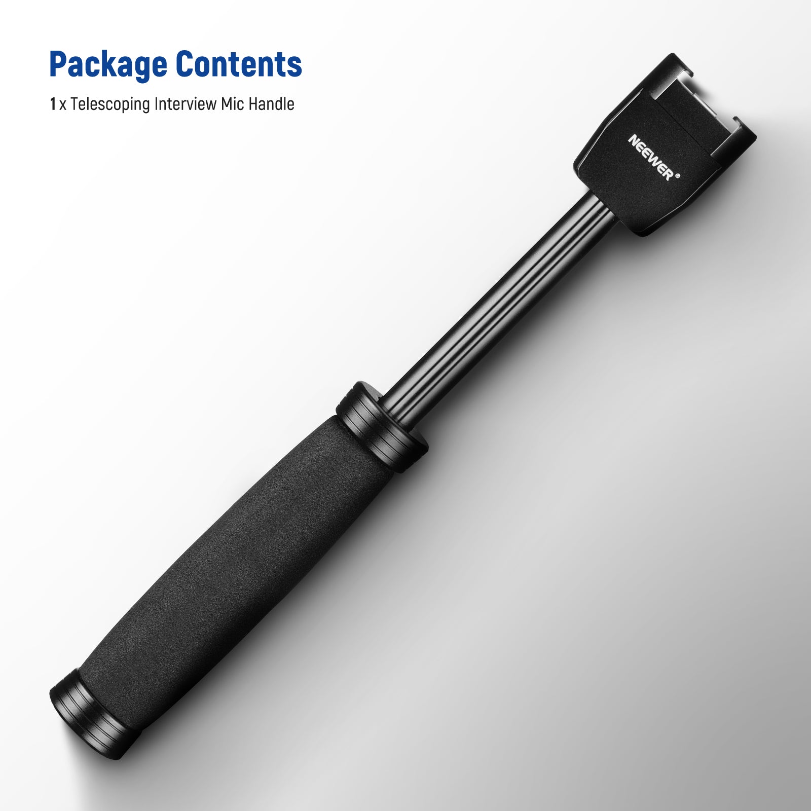 Microphone Handle NEEWER Telescoping Interview Mic Handle for Wireless Go - NEEWER ...