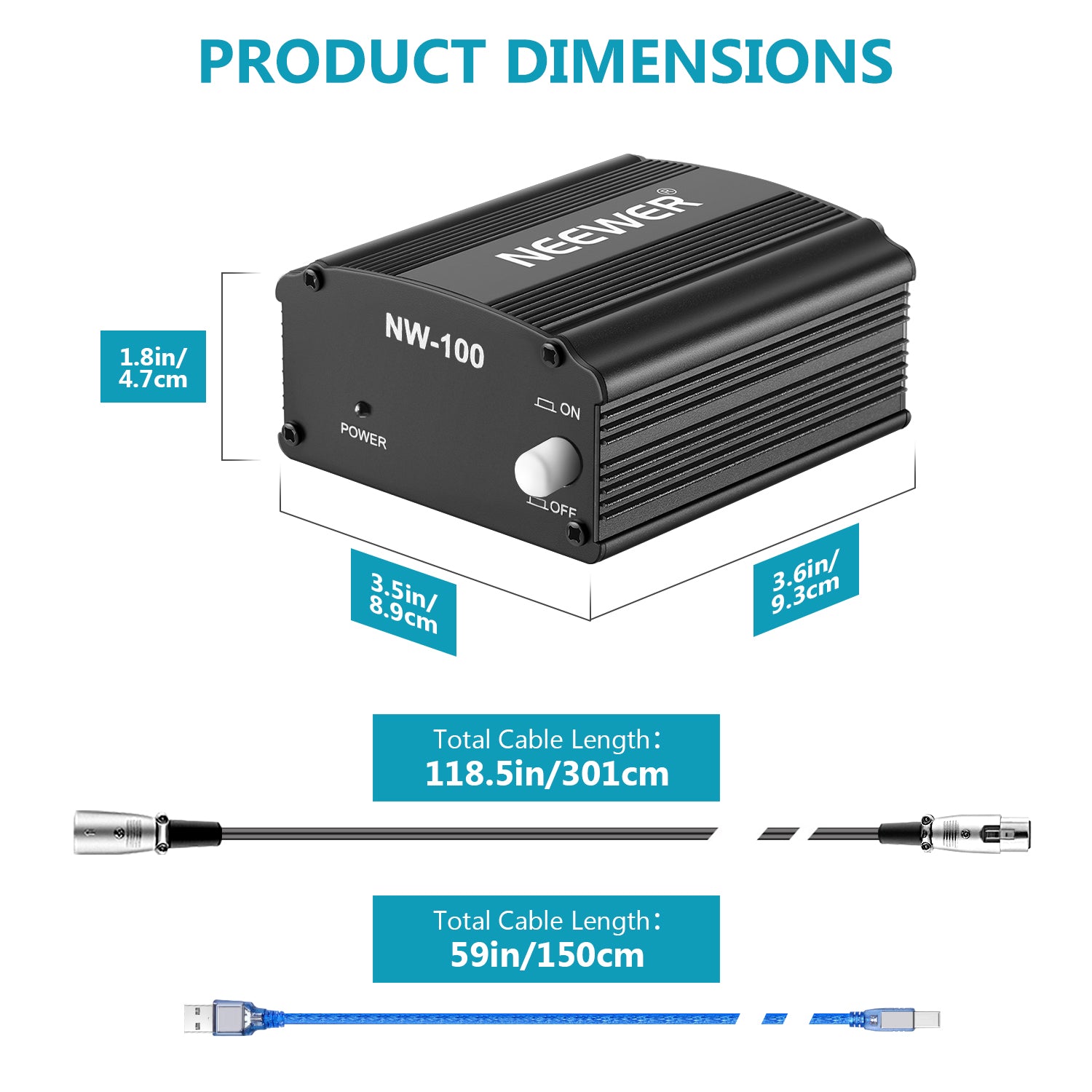 Tonor 48v discount phantom power supply