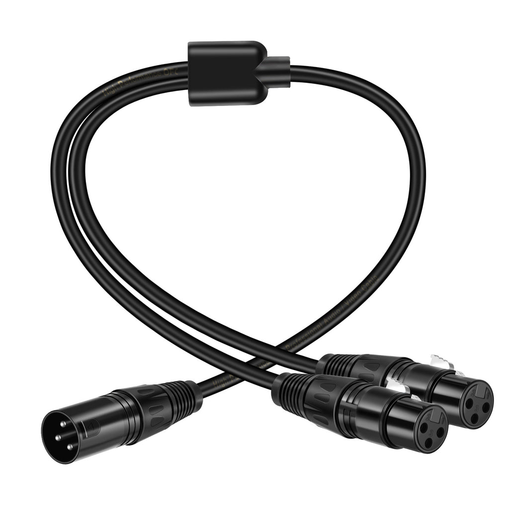 Neewer XLR Splitter Male to 2 Female Cable
