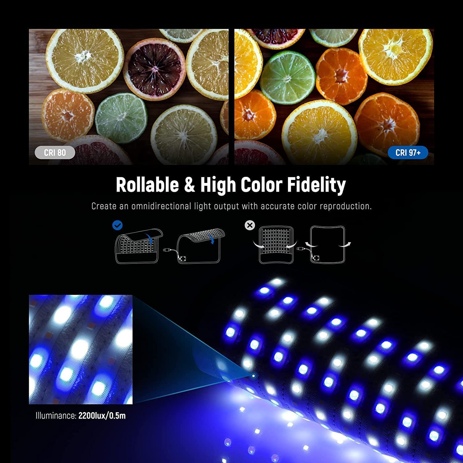 NEEWER RGB C80 Flexible LED Panel Light NEEWER