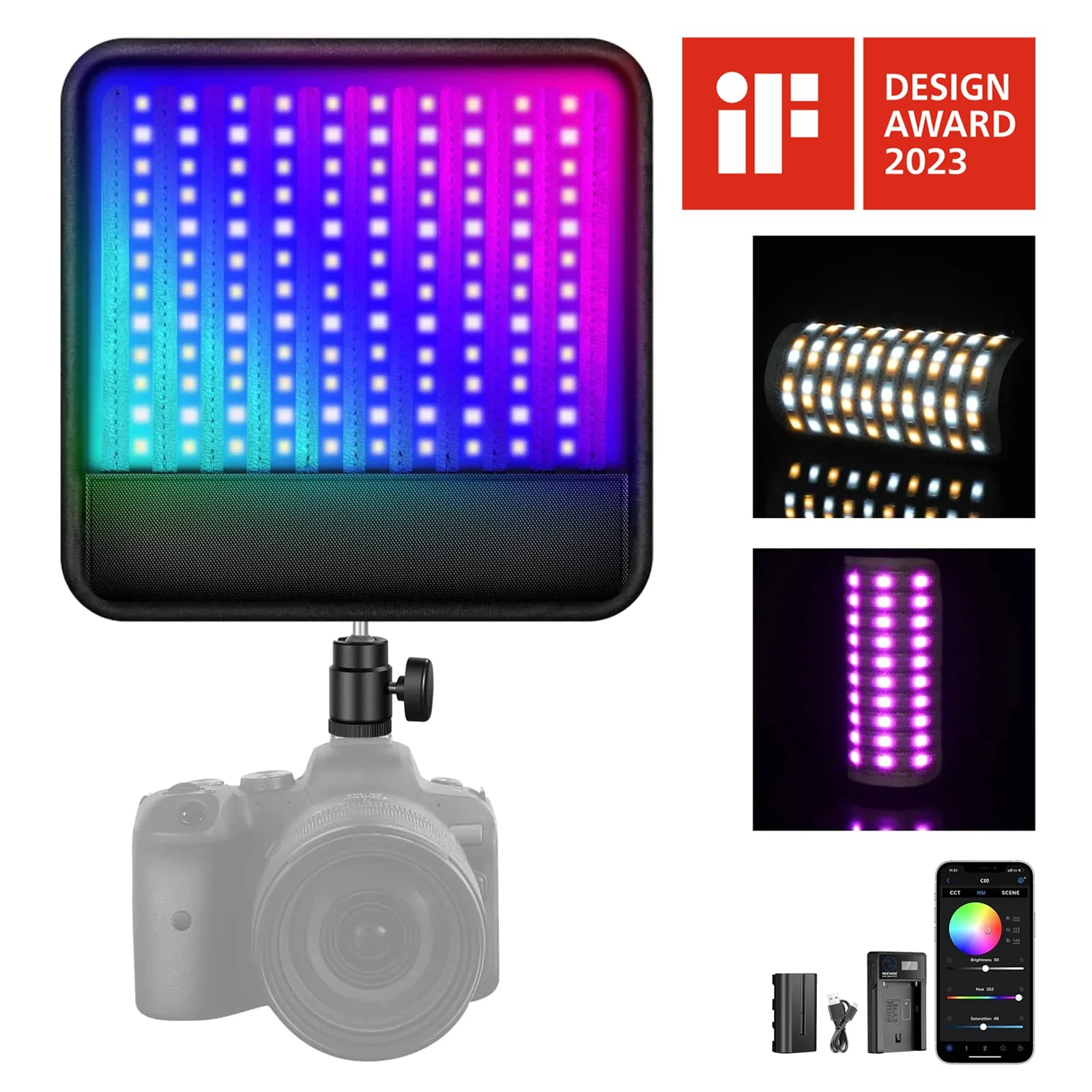 RGB Flexible LED Panel Light - NEEWER –